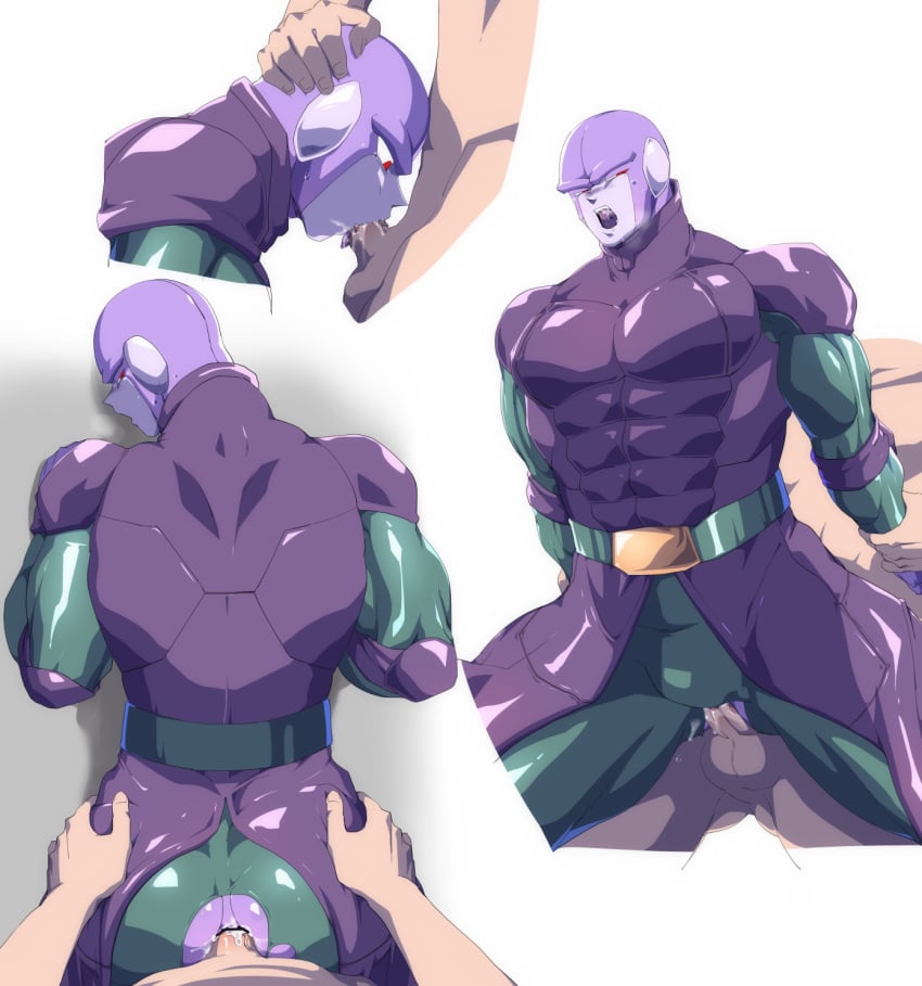 anal anal_sex balls blowjob boner clothed clothing dragon_ball dragon_ball_super erection gay hit_(dragon_ball) male male_only oral penis ripped_clothing sex udimushi_(artist)