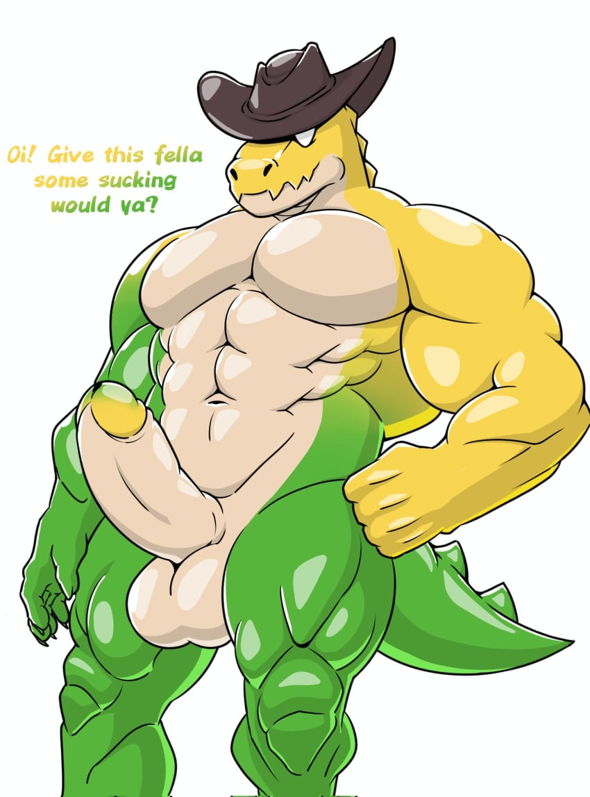 1boy 2024 abs anthro anthro_focus anthro_only anthro_solo arkyhorny crocodile crocodilian crocodylid digital_drawing_(artwork) digital_media_(artwork) erect_penis erection glans gummigoo_(the_amazing_digital_circus) gummy_(food) gummy_creature hat headgear headwear humanoid_genitalia humanoid_penis living_candy living_food male male_anthro male_focus male_only muscle muscular muscular_anthro muscular_male pecs pectorals penile penis penis_out reptile reptile_humanoid solo solo_anthro solo_focus solo_in_panel solo_male spikes the_amazing_digital_circus