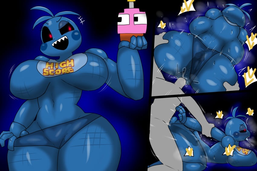 backboob big_ass big_breasts big_penis bottomwear casual_nudity cupcake_(fnaf) enigi09 female five_nights_at_freddy's five_nights_at_freddy's_ar highscore_toy_chica_(fnaf) huge_ass huge_breasts nippleless penetration penis revealing_clothes robot robot_girl sex straight teasing topless toy_chica_(fnaf)