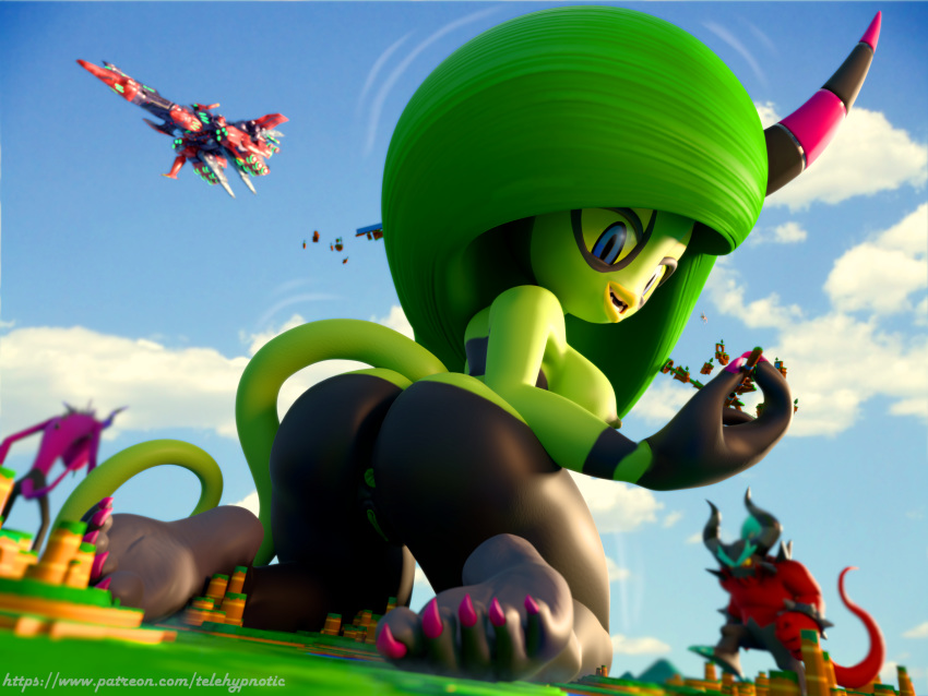 3d 3d_model 4:3 ass deadly_six female hi_res humanoid kabalmystic macro male nude pussy sega sonic_(series) sonic_lost_world sonic_the_hedgehog_(series) telehypnotic zavok zazz zeena zeena_(kabalmystic) zeti zeti_(species)