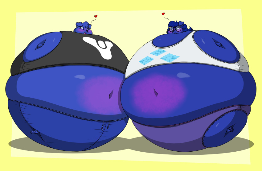 1boy 1girls big_ass blueberry_inflation bubble_butt female furry huge_ass lj_caffie thick_thighs wide_hips