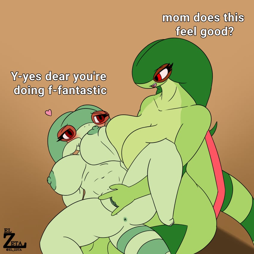 absurd_res anthro anthrofied anus areola bedroom_eyes big_breasts blush breast_squish breasts claws daughter duo el_zeta estela_(el_zeta) eyelashes female female/female finger_fuck fingering fingering_partner flygon generation_3_pokemon genitals green_anus green_areola green_body green_nipples green_pussy heart_symbol hi_res incest mother mother_and_child mother_and_daughter narrowed_eyes nintendo nipples nude parent parent_and_child parent_and_daughter pokemon pokemon_(species) pokemorph pussy red_eyes seductive sex simple_background size_difference spread_legs spreading squish text vaginal_penetration vanessa_(el_zeta) wings yuri