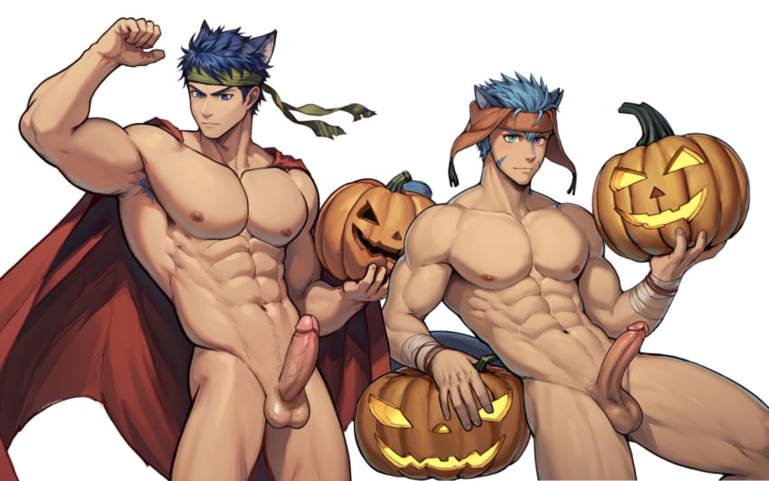 chiridoggu ike_(fire_emblem) pumpkin ranulf_(fire_emblem) tagme yaoi