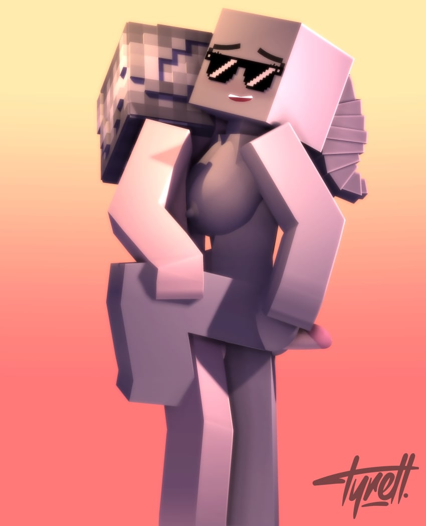 3d alternate_version_available anon anon-chan big_breasts female grey_skin mine-imator minecraft sex straight tagme tyiscrazy white_skin