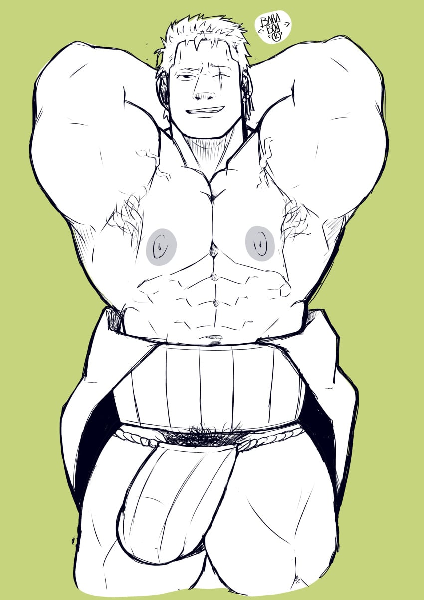 Roronoa Zoro (One Piece) Rule 34 Image