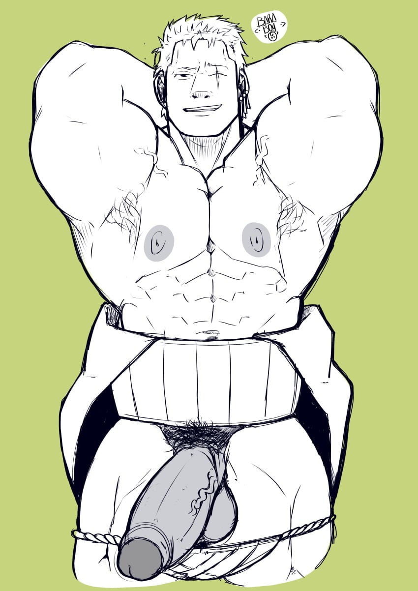 Roronoa Zoro (One Piece) Rule 34 Image