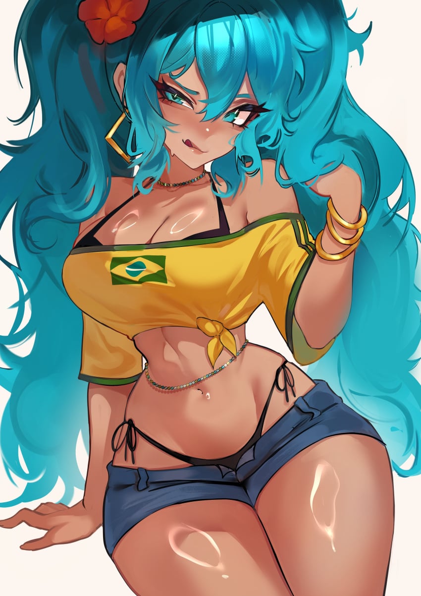 Brazilian Miku (Vocaloid) Rule 34 Image