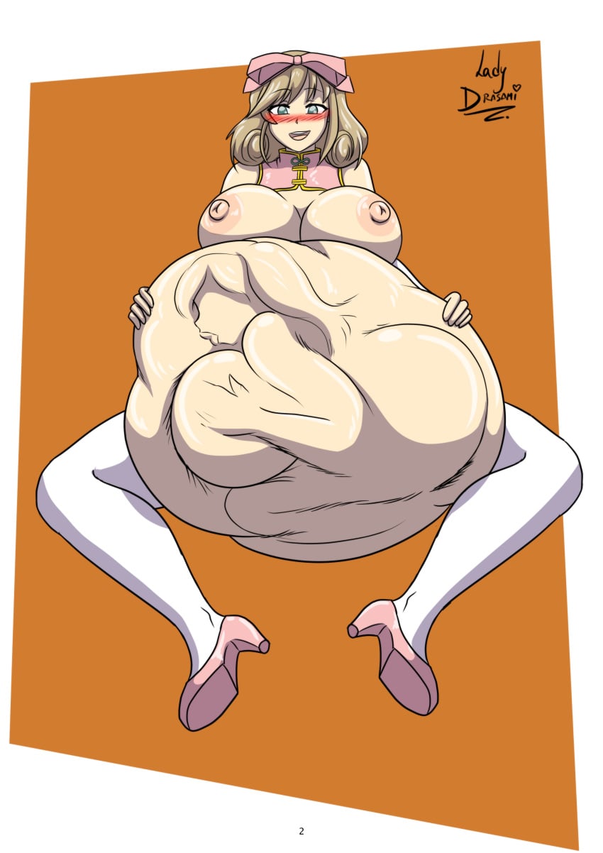 haruka_(senran_kagura) ladydrasami same_size_vore senran_kagura soft_vore unbirth unbirthing unwilling unwilling_prey unwilling_vore vore vore_belly