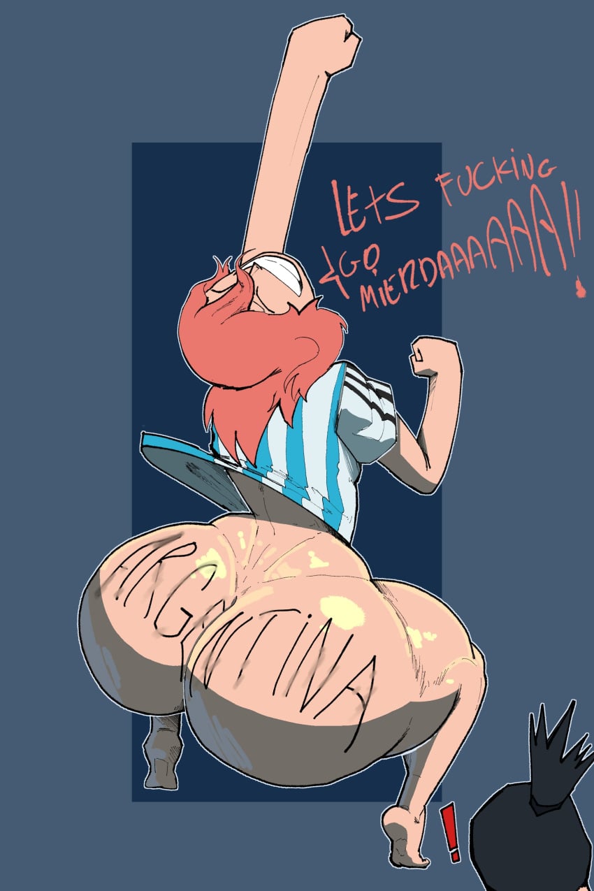 1femboy 2026 2boys androgynous angel_devil_(chainsaw_man) argentina argentina_jersey ass ass_focus big_ass black_hair body_writing bubble_butt casual casual_exposure casual_nudity chainsaw_man child_bearing_hips dancing dat_ass dialogue dumptruck_ass fat_ass femboy girly hayakawa_aki huge_ass libi_dos looking_up male male_only partially_clothed red_hair sissy text thick_thighs thunder_thighs unaware