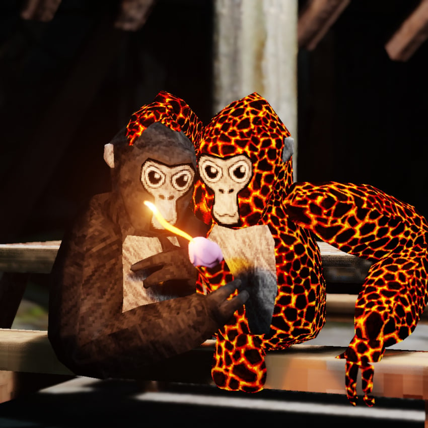 3d black_(gorilla_tag) cumshot dick gay gorilla gorilla_tag gorillatag gtag gtag_porn gtag_r34 gtag_sex infected_(gorilla_tag) lava_cum lava_monke lava_monke_(gtag) monke monke_(gtag) normal_monke stroking_cock