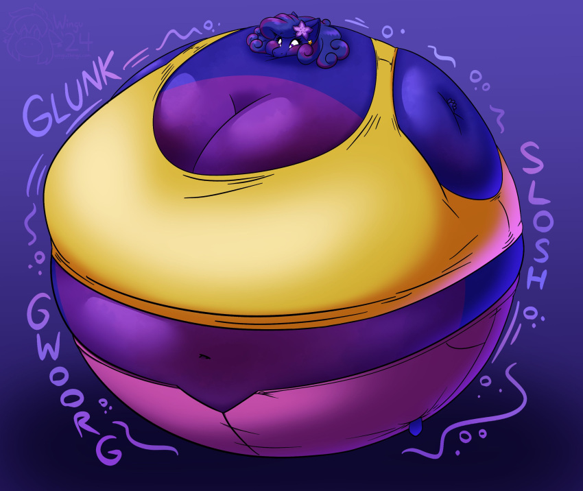 big_breasts blueberry_inflation breasts cleavage female furry huge_breasts inflation sunken_head sunken_limbs thick_thighs wide_hips wolforb2000