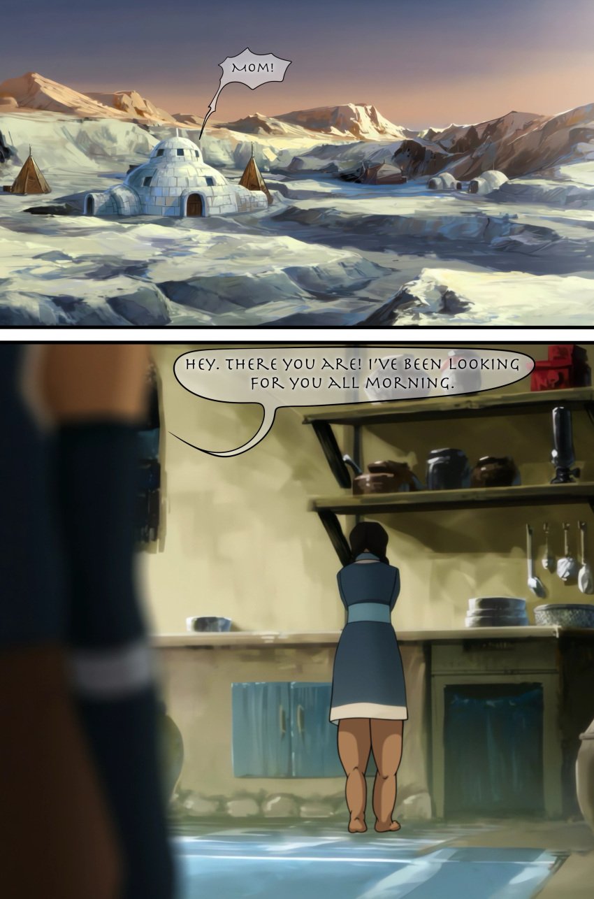 2d 2girls avatar_legends avatar_the_last_airbender daughter dialogue english_text eye_of_the_beholder female female_only incest korra mother mother_and_daughter parent_and_child senna_(tlok) story text the_avatar the_legend_of_korra water_tribe yuri