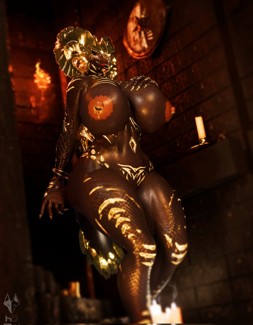 1girls 3d altelier_t areolae big_breasts big_thighs bom39 breasts curvy female female_only gigantic_breasts huge_breasts huge_thighs kulve_taroth kulve_taroth_(bom39) large_breasts large_thighs massive_breasts monster monster_hunter navel nipples scalie standing thick_thighs thighs voluptuous