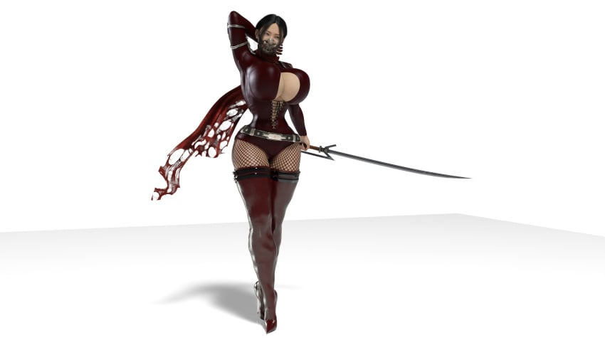 3d ass big_ass big_breasts bigotedeplorable boots breast face_mask fishnets heels high_heel_boots high_heels huge_ass huge_breasts large_ass large_breasts mask mortal_kombat skarlet thick_thighs thigh_boots thighs wide_hips