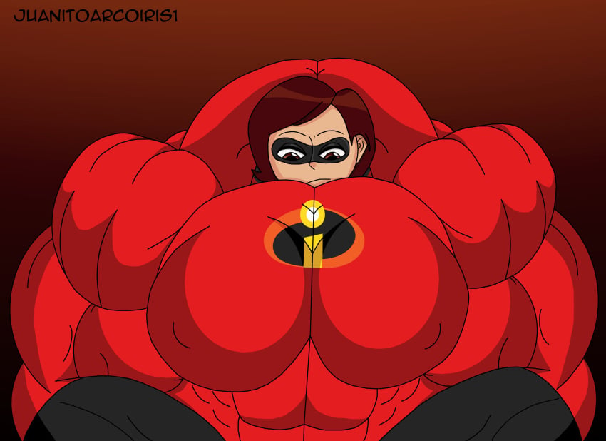 1girls abs absurd_res alternate_version_at_source alternate_version_available biceps big_breasts big_muscles brown_eyes brown_hair elastigirl eyemask female female female_focus female_only helen_parr huge_muscles juanitoarcoiris1 large_breasts larger_female milf muscle muscle_girl muscle_mommy muscle_tone muscles muscular muscular_arms muscular_female pixar self_upload solo solo_female solo_focus super_suit superheroine the_incredibles