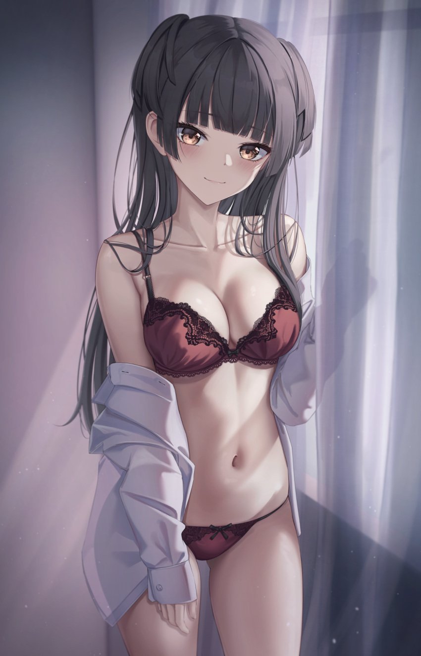 1girls bare_arms bare_belly bare_chest bare_hands bare_hips bare_legs bare_midriff bare_navel bare_shoulders bare_skin bare_thighs belly belly_button black_bra black_hair black_hair_female black_panties black_underwear blush blush_face blush_lines blushed_face blushing_at_viewer blushing_face blushing_female bra breasts brown_eyes brown_eyes_female busty busty_female busty_girl busty_teen cleavage closed_mouth_smile collarbone covered_areola covered_areolae covered_armpit covered_crotch covered_nipples covered_pussy covered_vagina dot_nose embarrassed embarrassed_exposed_female embarrassed_expression embarrassed_female embarrassed_underwear_female exposed exposed_arms exposed_belly exposed_legs exposed_midriff exposed_shoulders exposed_thighs female female_focus female_only fingers frilled_bra frilled_panties frilled_underwear grin groin half_naked half_nude high_resolution high_school_student highres idolmaster idolmaster_shiny_colors indoor indoor_nudity indoors lace-trimmed_bra lace-trimmed_panties lace_bra lace_panties lace_underwear laced_bra laced_panties laced_underwear large_breasts lean_body lean_figure legs light-skined_female light-skinned light-skinned_female light_skin light_skin_female light_skinned light_skinned_female long_hair looking_at_viewer marinesnow mayuzumi_fuyuko naked naked_female naked_woman narrow_waist navel nervous nervous_expression nervous_face nervous_female nervous_smile nude nude_female nudity open_clothes open_clothing open_shirt open_topwear panties red_bra red_panties red_underwear school_girl shirt shoulders shy shy_expression shy_smile simple_background slender_body slender_waist slim_girl slim_waist smile smiley_face smiling smiling_at_viewer smirk solo standing teen_girl teenage_girl teenager the_idolm@ster the_idolm@ster_shiny_colors thick_thighs thigh_gap thighs thin_waist twintails twintails_(hairstyle) unbuttoned unbuttoned_shirt underwear upper_body v-line white-skinned_female white_shirt white_skin white_topwear