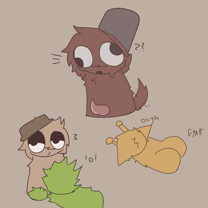 anthro brown_(sprunki) brud_(sprunki) dizzyfizz_(artist) genitals group gyatt_(meme) hi_res incredibox_mod lime_(sprunki) male male/male oral owakcx_(sprunki) penis satire simon_(sprunki) small_penis sprunki tunner_(sprunki)