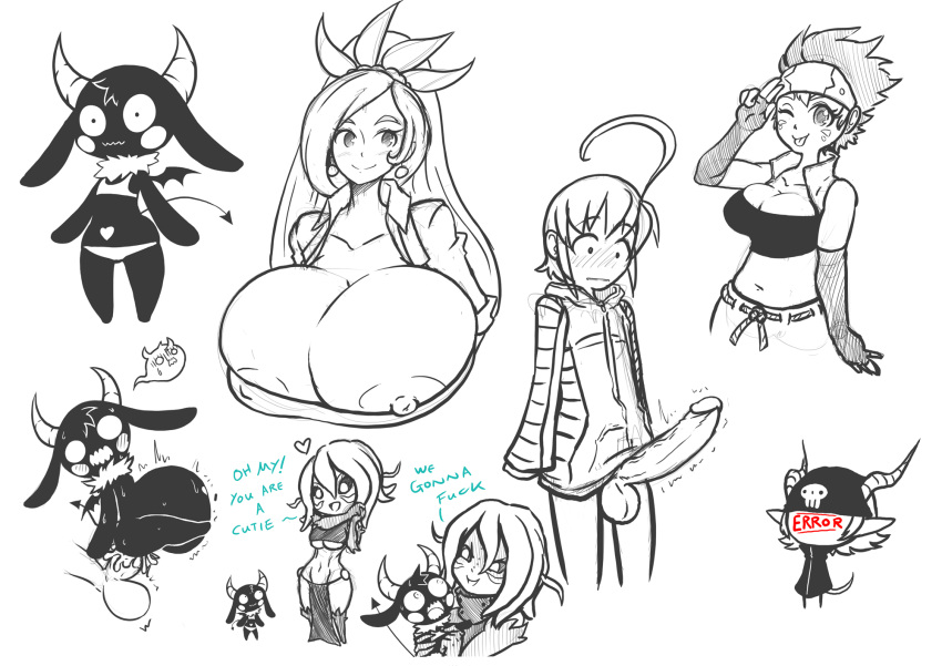 2015 2_horns accessory ahoge antenna_hair anthro areola armwear balls belly belly_markings bibi_(o-den) big_areola big_breasts big_penis black_bra black_clothing black_headgear black_headwear black_sclera black_tuft black_underwear bodily_fluids body_part_in_pussy bottomless_male bra breasts chibi cleavage clothed clothing cum cum_from_pussy cum_in_pussy cum_inside curved_horns demon disembodied_penis dmxwoops elbow_gloves embarrassed_male erection error excessive_cum excessive_genital_fluids eyelashes female female_penetrated fingerless_gloves funny genital_fluids genitals glans gloves goat goat_horns hair handwear head_tuft headband headgear headwear heart_(marking) hi_res horn horns huge_breasts human humor inflation line_art long_ears looking_at_genitalia looking_at_own_penis looking_at_penis looking_at_self looking_up male male/female male_penetrating male_penetrating_female mammal markings membrane_(anatomy) membranous_wings monochrome navel neck_tuft nipple_outline nipple_slip no_pants no_pupils nude_female one_eye_closed open_mouth panties penetration penile penile_penetration penis penis_in_pussy prick_ears pupils sex shocked skull_symbol small_but_hung small_pupils spade_tail startled succubus sweat sweaty_body tail text throbbing throbbing_penis tongue tongue_out tuft underwear vaginal_penetration wavy_mouth white_bra white_cheeks white_clothing white_eyes white_horn white_panties white_tuft white_underwear wings wink