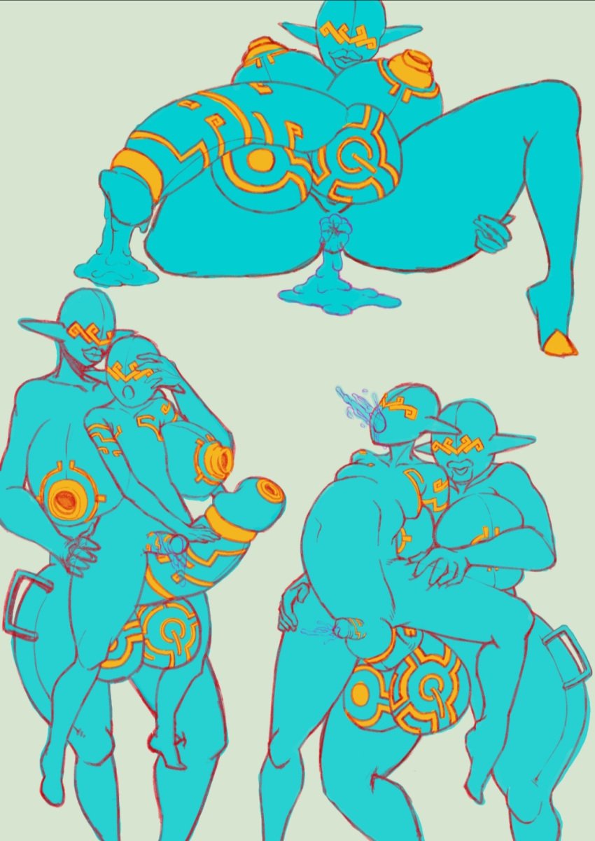 1boy 1futa balls big_breasts blue_body blue_suit bondage bondage_outfit bondage_suit breasts breath_of_the_wild corruption dominant_female drone drone_suit droneification dronification elf elf_ears elf_female elf_male elves female_dominating_male futa_is_bigger futa_on_male futanari futanari_penetrating futanari_transformation handlebars handles_on_hips huge_balls huge_cock humanoid humanoid_penis hyper_penis large_breasts large_penis latex latex_suit link link_(breath_of_the_wild) link_(tears_of_the_kingdom) living_sex_doll living_sex_toy male male_sub penis princess_zelda rape raped raped_by_futanari rubber rubber_suit sex_drone small_cock small_dick small_penis stomach_bulge stomach_deformation submissive_male suit tears_of_the_kingdom the_legend_of_zelda transformation transformation_bondage zelda_(tears_of_the_kingdom) zxc