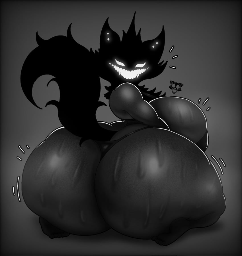 anthro big_ass big_breasts big_butt big_thighs crowthemadcat female female_focus huge_ass huge_butt huge_thighs karelia_(acerattman) smiler_(the_backrooms) the_backrooms thedeathcrow05