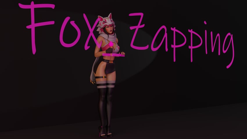 fortnite fox_ears hd high_heels looking_at_viewer skimpy_outfit standing vi_(fortnite)