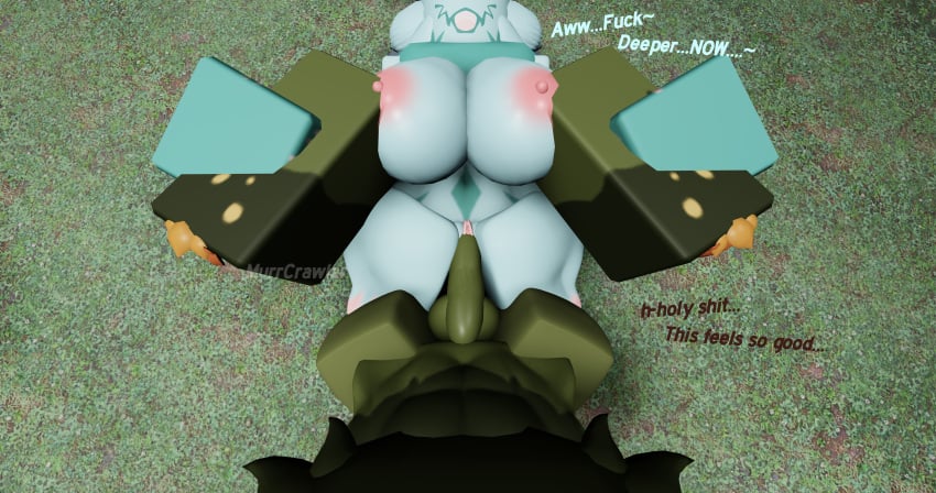 3d azarue_(kaiju_paradise) breasts erection figs_(kaiju_paradise) gootraxian kaiju_paradise murrcrawler penis pov roblox roblox_game robloxian self_upload tagme text thick_thighs twink vagina vaginal_penetration watermark