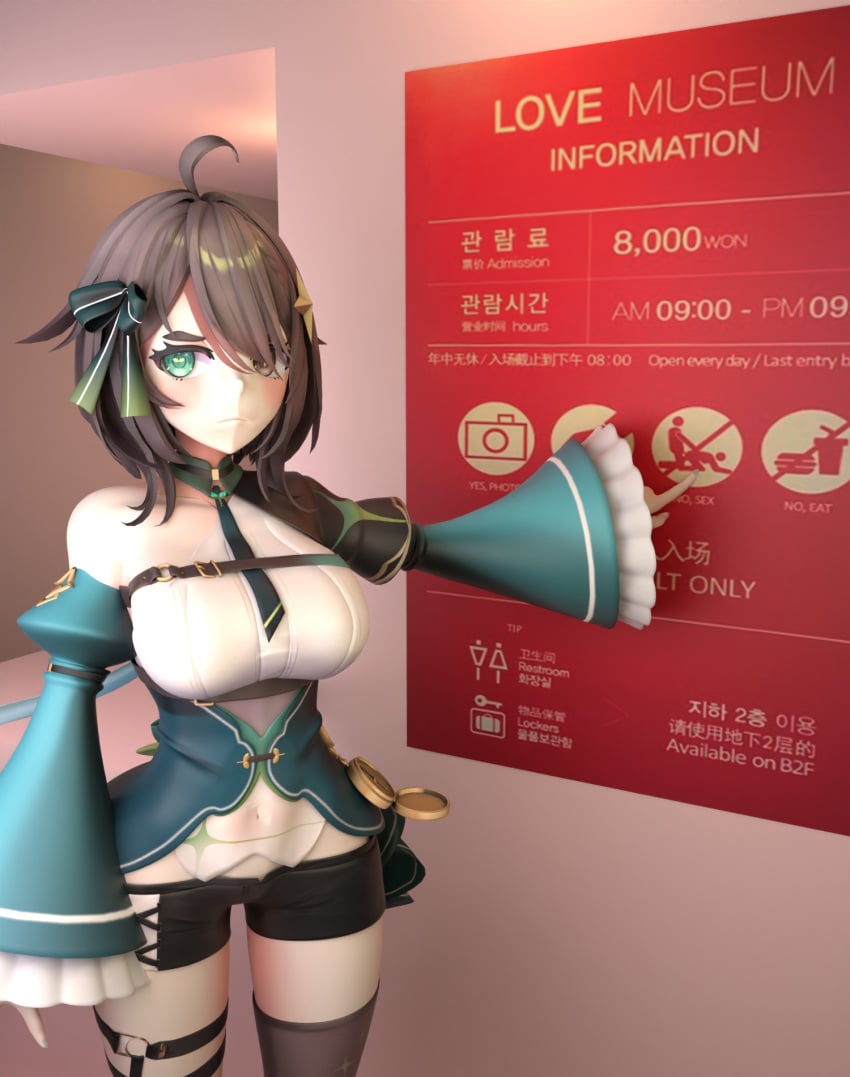 1girls 3d 3d_model big_breasts brown_hair female funny green_eyes idol_corp idol_es image latam_virtual_youtuber meica meme pollo_metalico_3d public render short_hair tagme virtual_youtuber vtuber