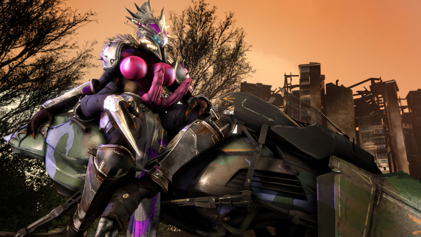 16:9 1futa 3d armor breasts destiny_(game) diphallia diphallism erection fallen fallen_captain futa_only futanari headgear helmet hi_res intersex muetank multi_arm multi_limb multi_penis nipples nude outside penis solo source_filmmaker video_games