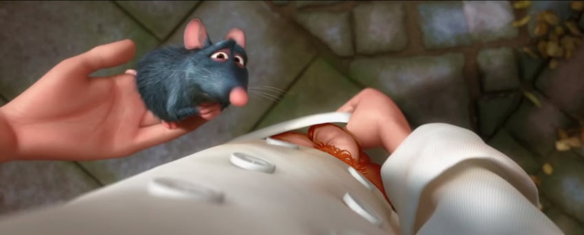 absurd_res chef chef_outfit clothing duo edit feral hi_res human male male_only mammal murid murine no_underwear omegablack1631 penis pubes pubic_hair rat ratatouille remy_(ratatouille) rodent screencap size_difference