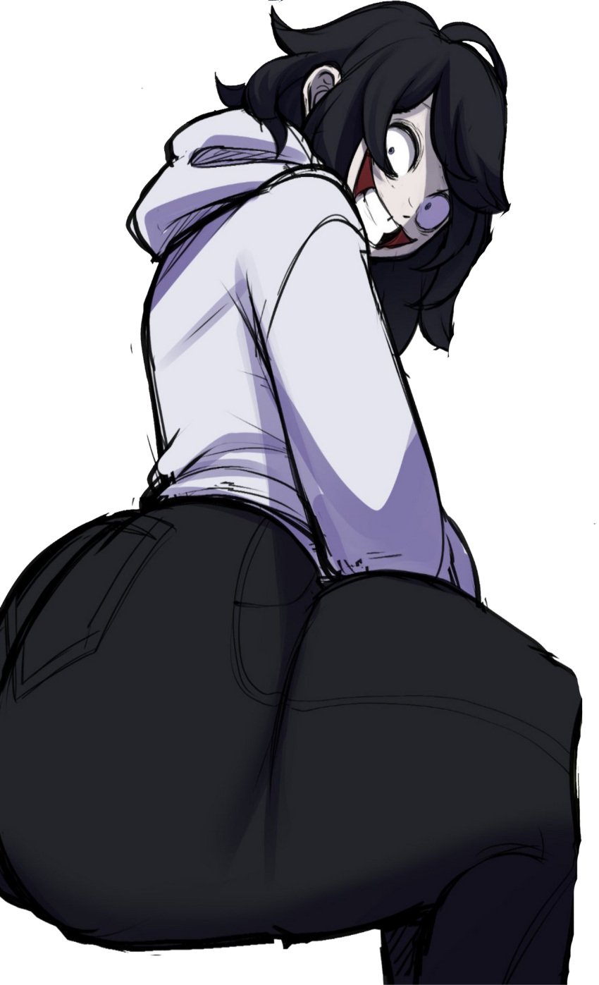 1boy 2024 big_ass big_butt blackwhiplash butt_focus bwl clothed clothing creepypasta edit fat_ass fat_butt femboy fully_clothed giant_ass gigantic_ass hips hoodie huge_ass huge_butt jeans jeff_the_killer large_ass large_butt looking_at_viewer male male_only monster_boy monster_femboy nightmare_husbando pale-skinned_male pale_skin rear_view serial_killer smile smiling smiling_at_viewer solo solo_male tagme thick_ass thick_butt thick_thighs thighs toony transparent_background