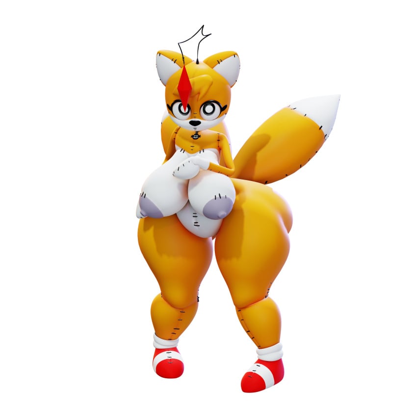 2_tails 3d areola areolae arms ass big_breasts big_nipples big_thighs blender blender_(artwork) blender_(software) breast breasts chest cloth fat_ass fat_thighs fox furry furry_female grey grey_areola grey_areolae grey_nipples hand_on_breast hand_on_thigh hand_on_thighs hands_on_breasts hands_on_thigh hands_on_thighs head knees knees_together_feet_apart leg legs looking_at_viewer looking_up looking_up_at_viewer midwesternw multi_tail orange plastic plush plushie red robot shoes sonic.exe sonic.exe_(series) sonic_(series) sonic_r sonic_the_hedgehog_(comics) sonic_the_hedgehog_(series) tails_doll tails_doll(luiske476) tails_the_fox tailsko tailsko_doll thighs transparent_background white