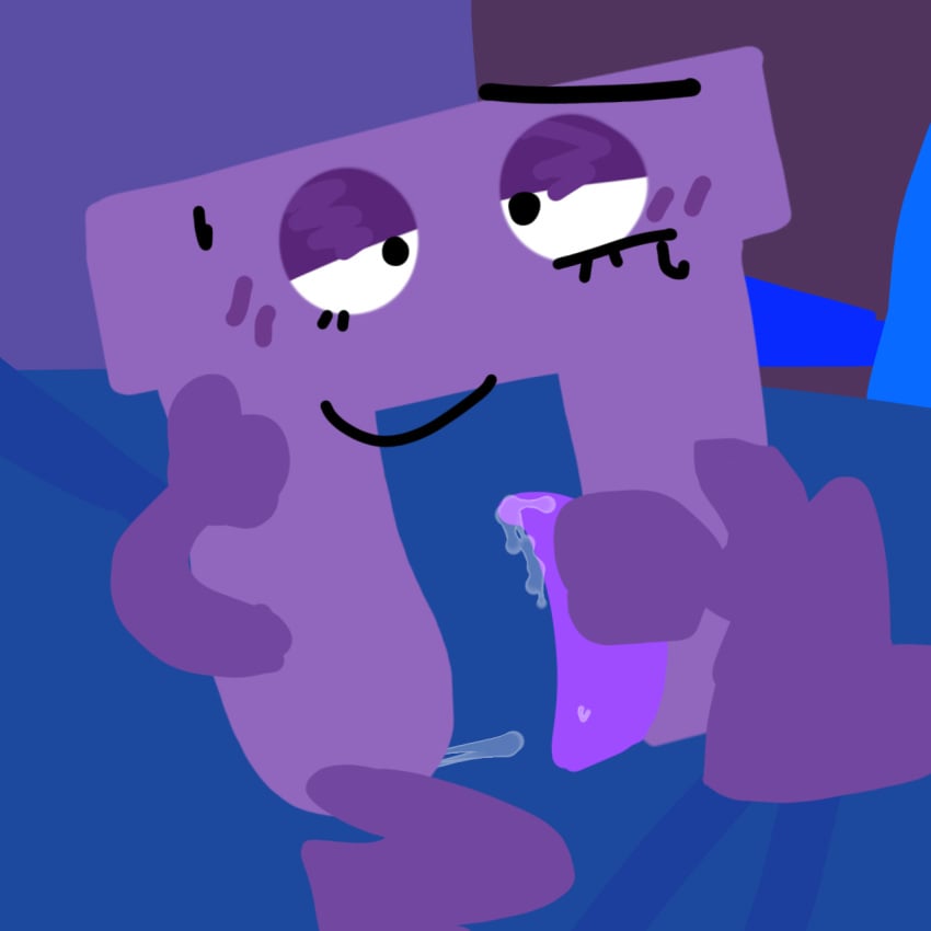 π battle_for_dream_island blush cock cum object_shows pi pi_(bfdi) precum