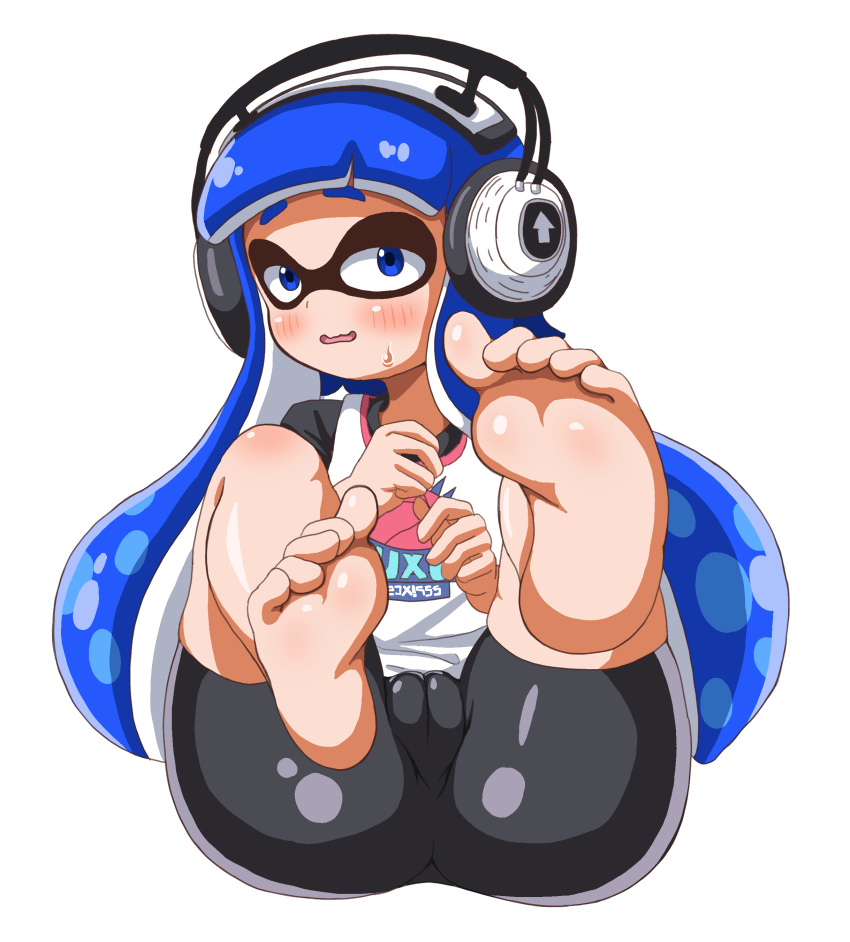 coroika fat_mons foot_fetish headphones headphones_(splatoon) headphones_chan inkling inkling_girl pussy splatoon splatoon_(manga)