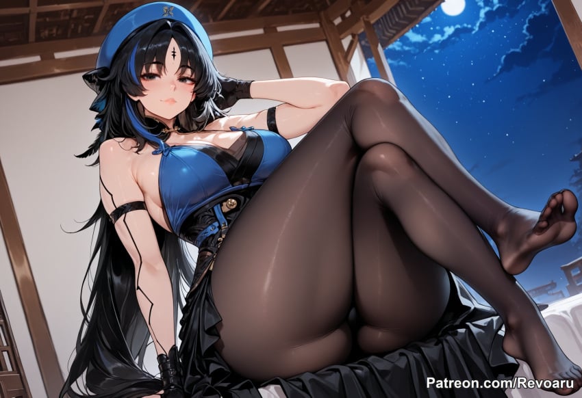 1girl ai_generated female mature_female revoaru thick_thighs thighs wuthering_waves yangyang_(wuthering_waves)