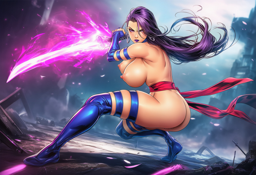 Psylocke (Marvel) Rule 34 Image