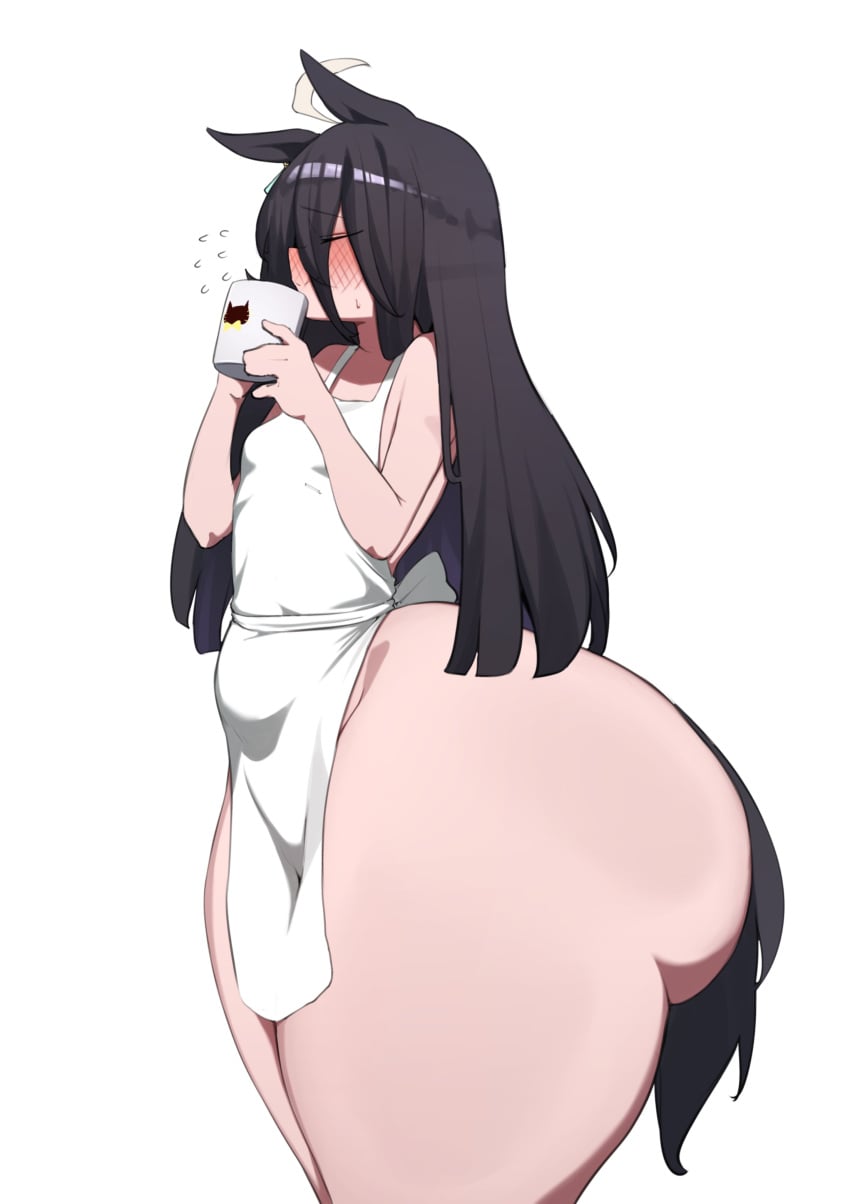 1girls 2026 absurd_res absurdres animal_ears animal_humanoid animal_tail apron apron_only ass ass_bigger_than_head ass_bigger_than_torso ass_visible_through_thighs bangs big_ass big_butt big_nipples black_hair blush blush_lines blushing bottom_heavy breasts bubble_ass bubble_butt butt coffee completely_nude completely_nude_female curvaceous curvaceous_female curvaceous_figure curvy curvy_body curvy_female curvy_figure curvy_hips equid equine eyes_closed female female_focus female_only gigantic_ass gigantic_butt gigantic_thighs hair_between_eyes hi_res highres horse horse_ears horse_girl horse_tail huge_ass huge_butt huge_thighs k_dhen large_ass large_butt large_thighs long_hair manhattan_cafe_(umamusume) massive_ass massive_butt massive_thighs midriff naked naked_female nude nude_female nudity round_ass round_butt side_view small_breasts solo solo_female straight_hair tail thick thick_ass thick_hips thick_legs thick_thighs thighs thighs_bigger_than_head thighs_bigger_than_torso umamusume umamusume_pretty_derby very_long_hair voluptuous voluptuous_female wide_hips