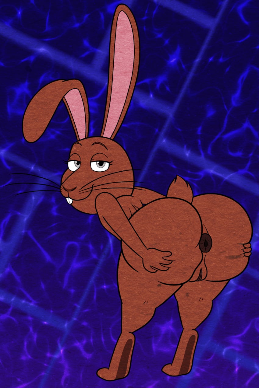 anthro anus ass blu3danny bunnies_(sing) commission commissioner_upload female female_only lagomorph pussy rabbit sing_(movie) tagme