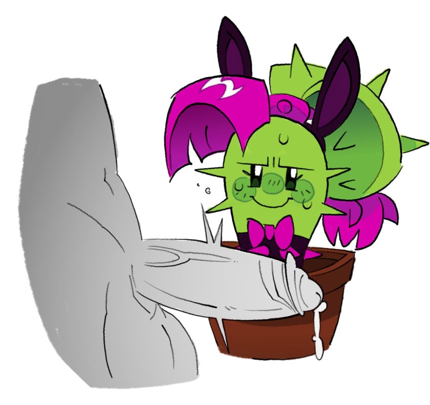 accurate_body_type accurate_proportions dusk_lobber_(pvz) huge_cock plant plants_vs_zombies pvz pvz_2 real_saming