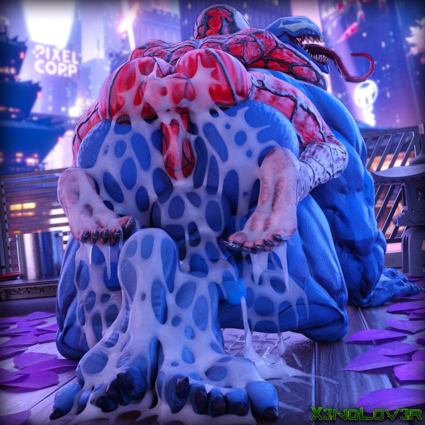 2boys 3d alien anal_sex big_ass big_balls big_butt big_penis big_sub carnage_(marvel) cum_in_ass cum_inside cum_on_body cyan_clash_venom dripping_cum ejaculation erection fangs gay hi_res humanoid looking_back male male/male male_only male_penetrated male_penetrating_male marvel marvel_comics marvel_rivals muscular muscular_male nude penetration penis sex size_difference small_dom_big_sub smaller_male symbiote thekidxeno tongue tongue_out venom venom_(marvel) venom_(marvel_rivals)