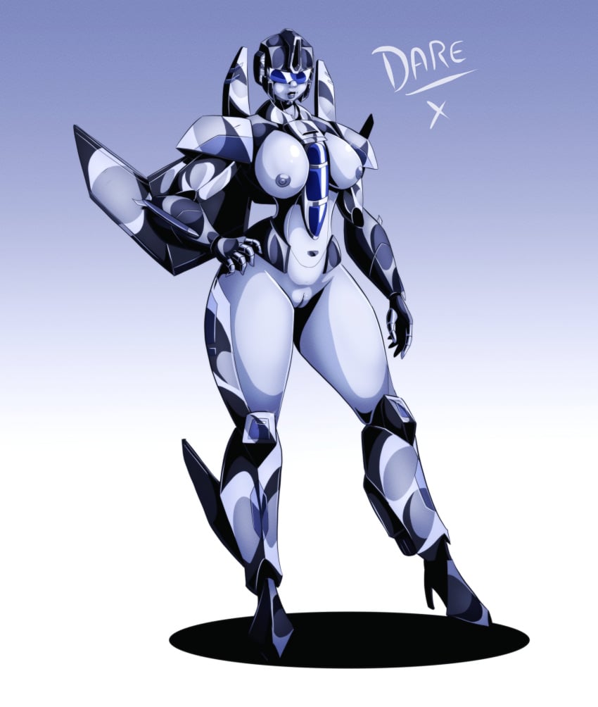 1girls big_breasts breasts built-in_high_heels fan_character female female_only grey_lips grey_nipples hand_on_hip high_heels mechanical_wings nipples oc original_character pussy robot robot_girl robot_humanoid solo solo_female thechromatroid thick_thighs transformers vagina white_body