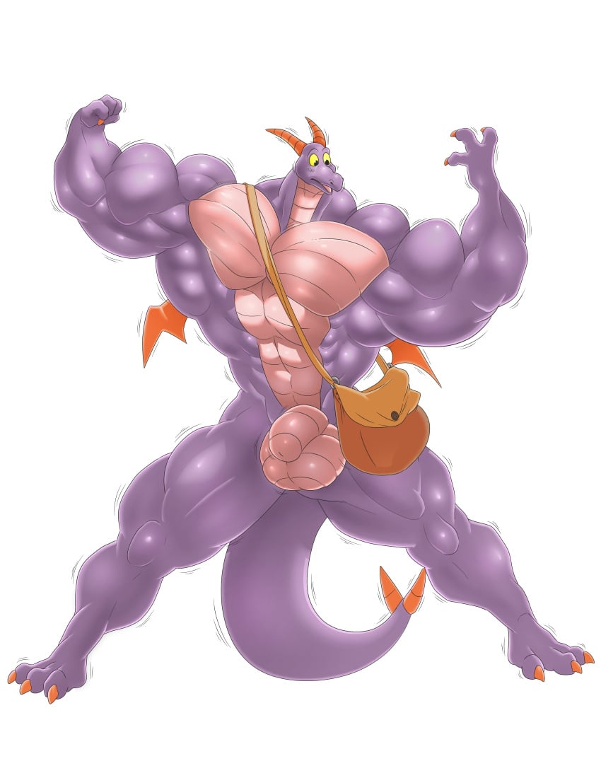 abs absurd_res anthro balls big_balls big_muscles big_penis claws disney disney_parks dnapalmhead dragon epcot figment flexing genitals hi_res horn huge_balls huge_cock huge_muscles huge_thighs journey_into_imagination long_tail male male_only multicolored_body multicolored_scales muscular muscular_anthro muscular_arms muscular_legs muscular_male muscular_thighs mythological_creature mythological_scalie mythology orange_claws penis pink_body pink_scales purple_body purple_scales scales scalie solo tail thick_thighs walt_disney_world wings yellow_eyes