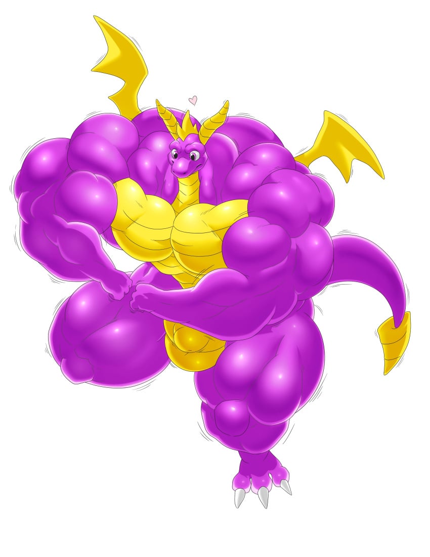 absurd_res activision anthro balls big_balls big_muscles big_pecs big_penis claws dnapalmhead dragon flexing genitals hi_res horn huge_balls huge_cock huge_muscles huge_pecs huge_thighs hyper hyper_muscles long_tail male multicolored_body multicolored_scales muscular muscular_anthro muscular_arms muscular_legs muscular_male muscular_thighs mythological_creature mythological_scalie mythology pecs penis pink_body pink_eyes pink_scales scales scalie solo spyro spyro_the_dragon tail thick_thighs white_claws wings yellow_body yellow_penis yellow_scales