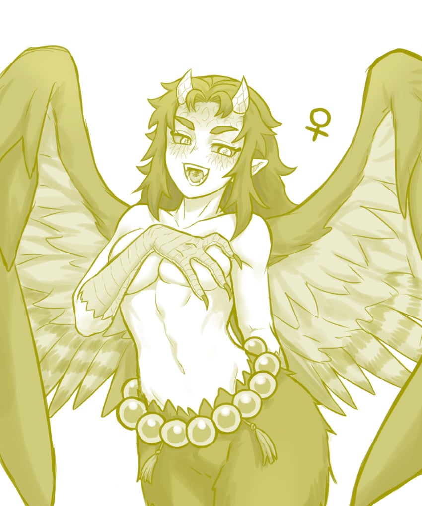 1girls avian avian_humanoid demon demon_girl demon_horns demon_humanoid demon_slayer dominant dominant_female domination female female_focus female_only flat_colors genderbend genderswap genderswap_(mtf) hand_covering_breasts hantengu horny horny_female inui_ky japanese japanese_clothes japanese_clothing japanese_female kimetsu_no_yaiba long_bangs long_hair long_hair_female muscles muscular muscular_female pointy_ears sharp_teeth submissive submissive_female talon_hands talons tits_out upper_moon urogi wings