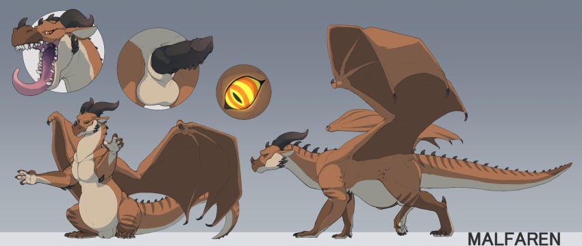 balls claws dragon feral hi_res hypnosis male male_only malfaren mind_control model_sheet morca open_mouth paws penis slightly_chubby tongue wings