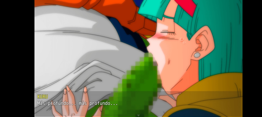 bulma's_adventure bulma_briefs bulma_briefs_(frieza_saga) censored dragon_ball dragon_ball_z male namekian penis rape sucking yamamoto_doujin