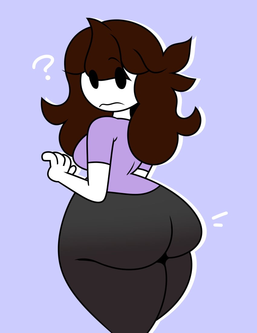 1girls ? ass big_ass big_butt brown_hair butt fat_ass fat_butt female female_only fully_clothed huge_ass huge_butt jaiden jaiden_animations looking_at_viewer looking_back looking_back_at_viewer marioishere7 solo thick_ass thick_butt tight_clothing youtube youtuber youtuber_girl