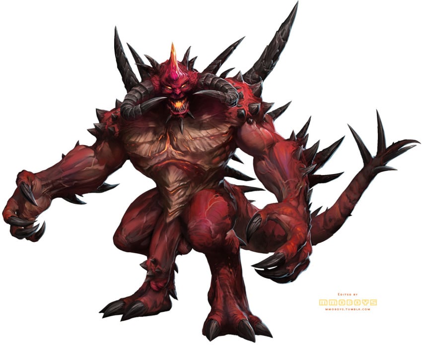 3d claws demon diablo diablo_(character) edit horns male male_only mmoboys mmoboys_(artist) monster photoshop solo standing tail