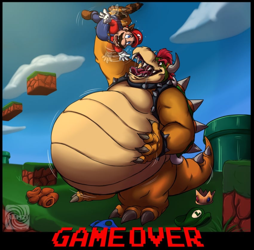 Bowser (Mario Bros) Rule 34 Image