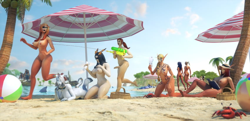 2019 2futas 3d 6+girls areolae ass balls beach beach_ball big_breasts big_penis black_hair blizzard_entertainment blonde_hair blood_elf blue_skin book breasts crab curvy draenei erect_nipples erection eyepatch female female_with_female flaccid futa_with_female futa_with_futa futanari high_elf hooves horns human intersex large_ass large_breasts night_elf nipples nude original_character penis pointy_ears red_hair sand sandals ship sunbathing tektah tektah_(tektah) thong umbrella warcraft water water_gun white_hair world_of_warcraft