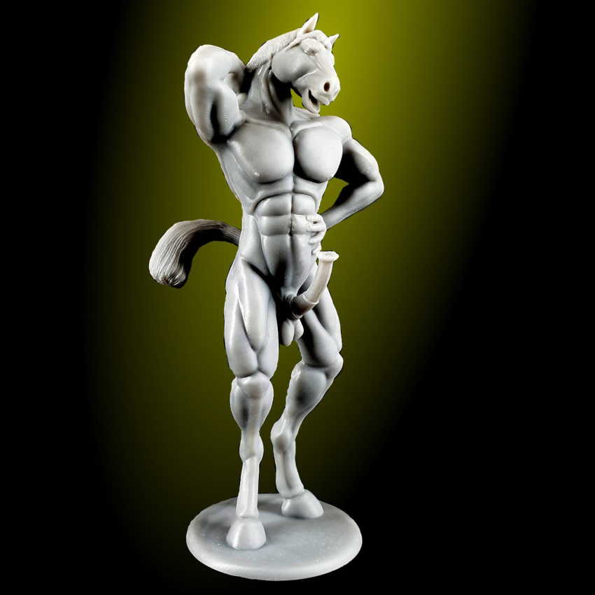 anthro erection figure horse male male_only penis tailsup4tyranno